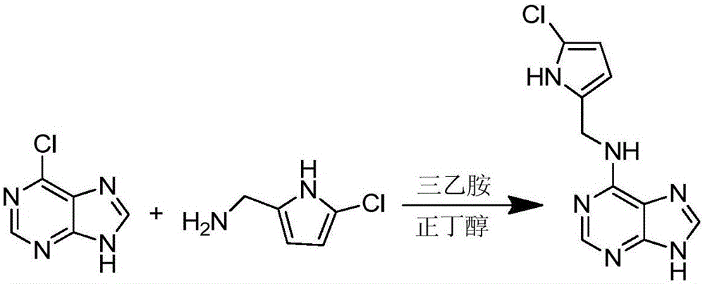 6-substitued aminopurine compound acting on EGFR sensitive mutation kinase EGFR&lt;L858R&gt; and EGFR&lt;(d746-750)&gt; and application of 6-substitued aminopurine compound