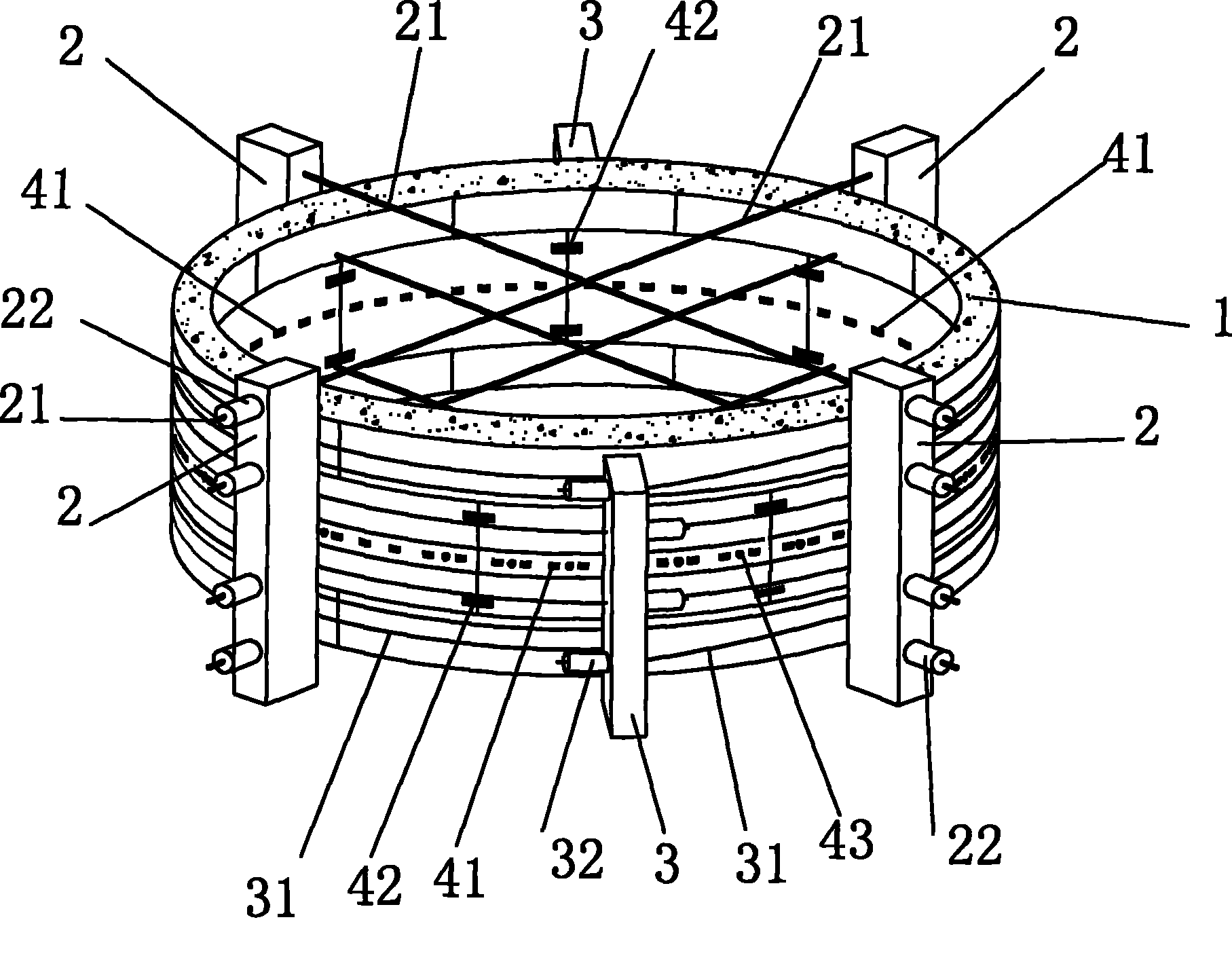 Hydraulic pressure and soil pressure independently loaded shield tunneling structure prototype experiment apparatus