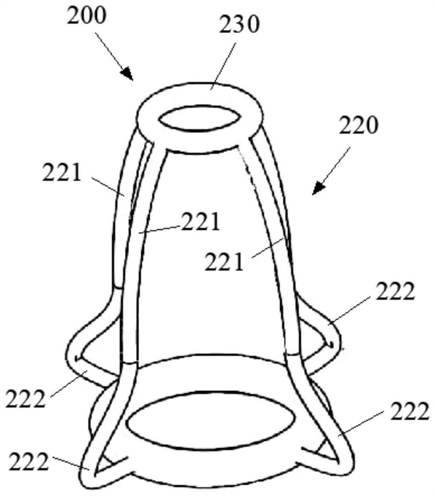 Anchoring device of heart valve prosthesis and heart valve prosthesis system