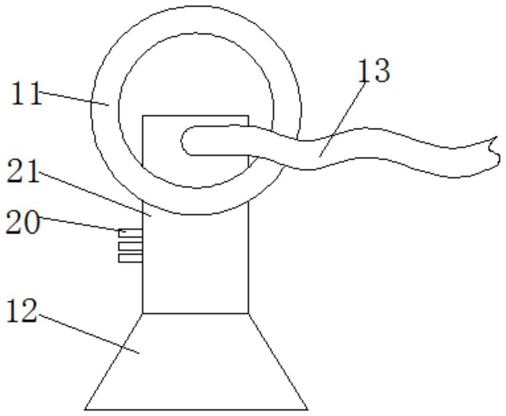 Abdominal open wound flushing device