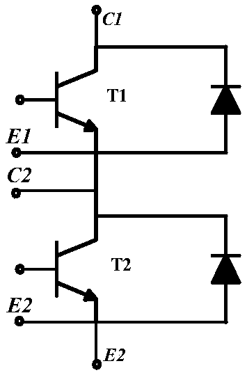Dynamic prediction method for junction temperature of IGBT power module