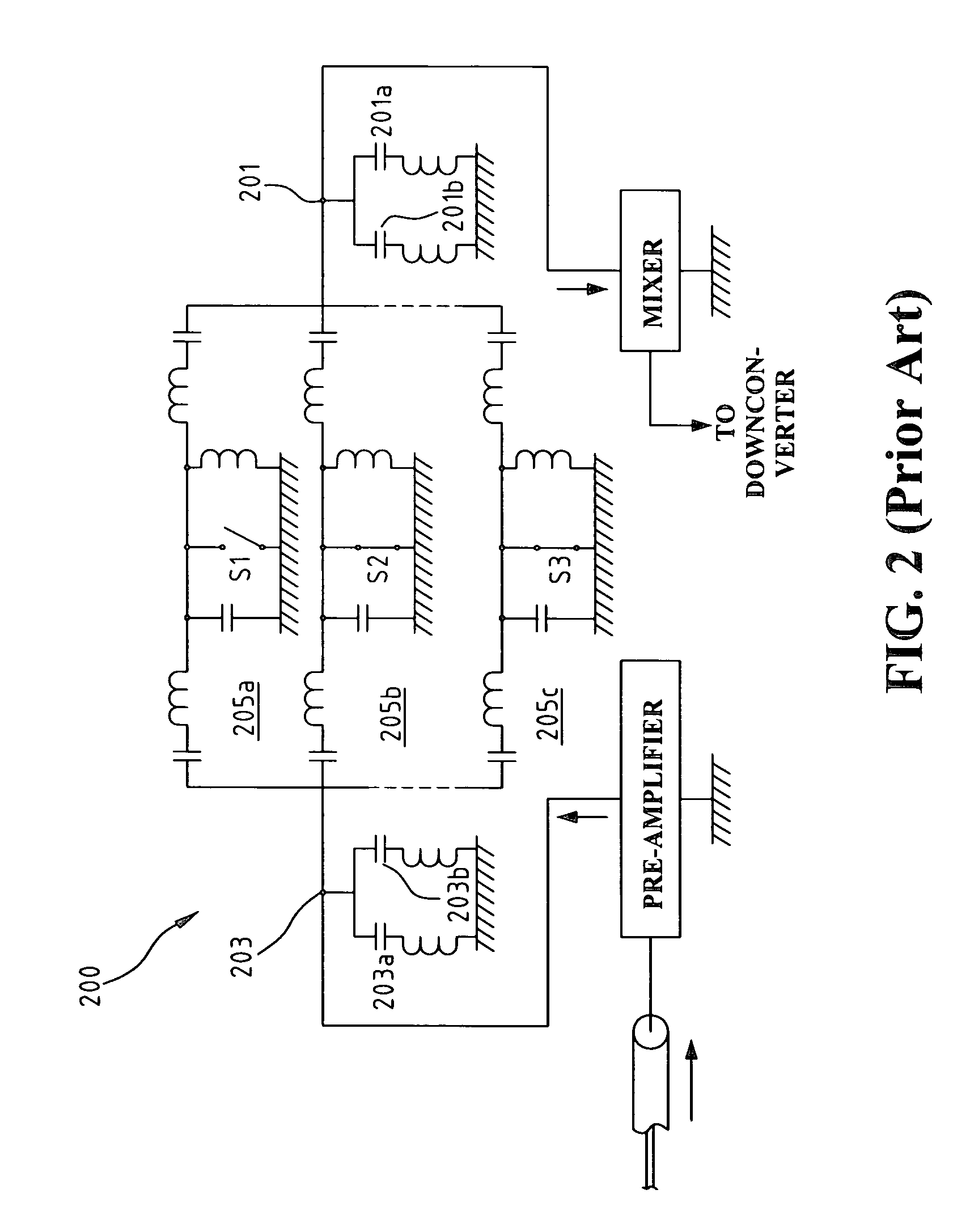 Switchable dual-band filter