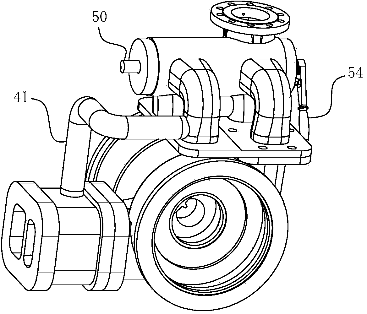 Series-parallel connection centrifugal pump