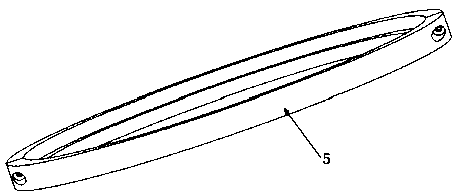 A rotatable pentagonal impeller type vortex-induced vibration suppression device and method