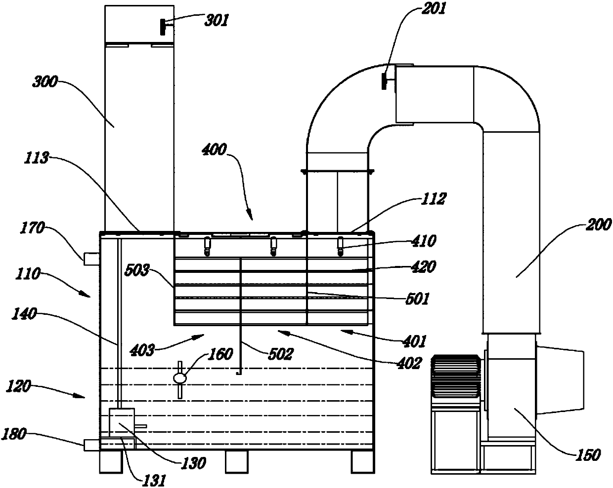 Industrial dust remover