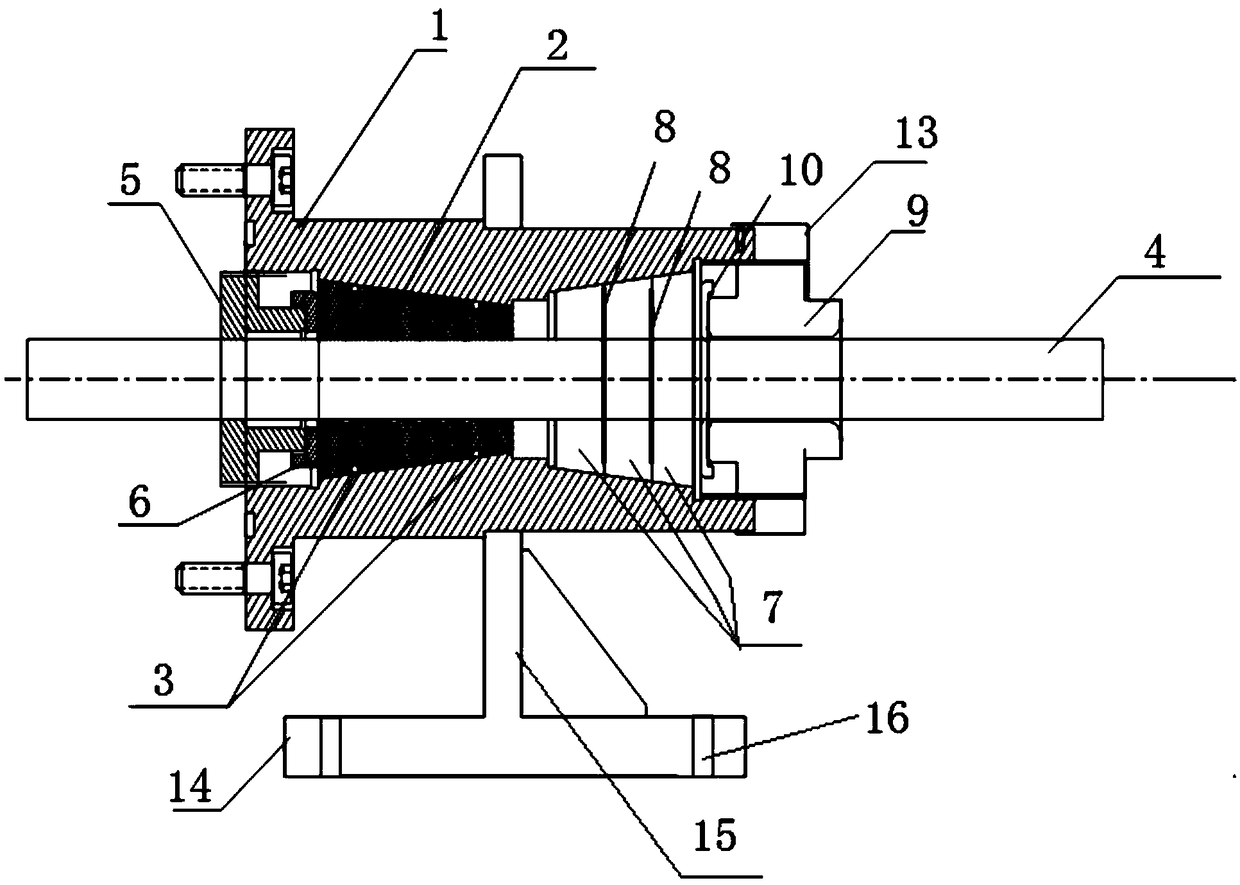 A sealing and fastening device for non-armored underwater photoelectric composite cables