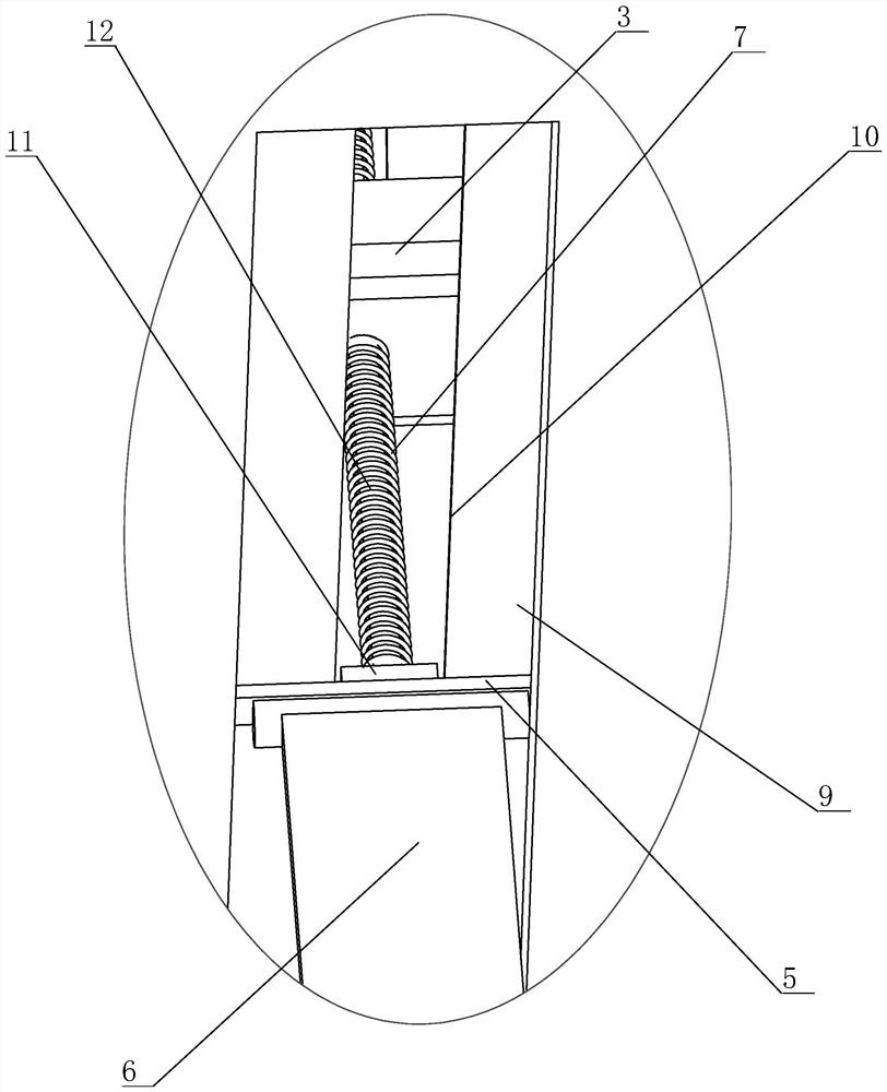 Chinese and English double display and double report separation seam rapid measuring tool and measuring method