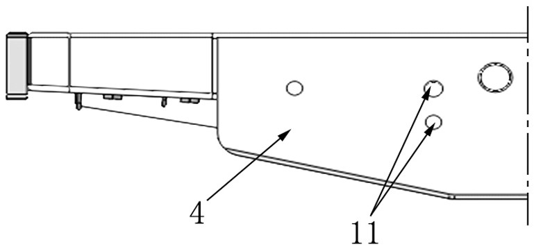 Optima design method of hydraulic support based on beam-free end distance high-strength protection side