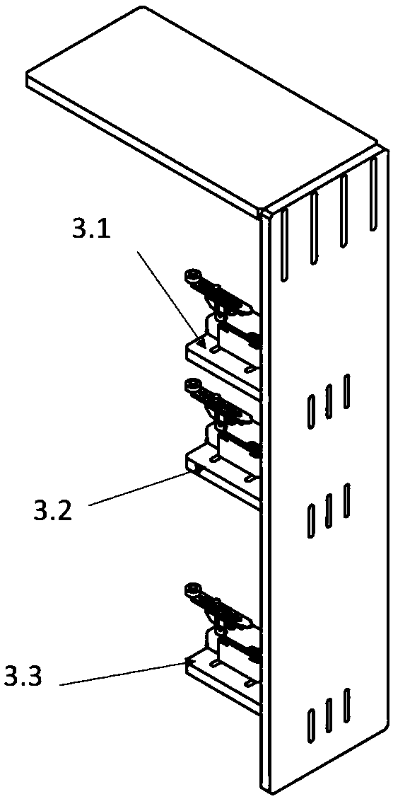 Automobile seat electrophoresis line suspension hanging device and method