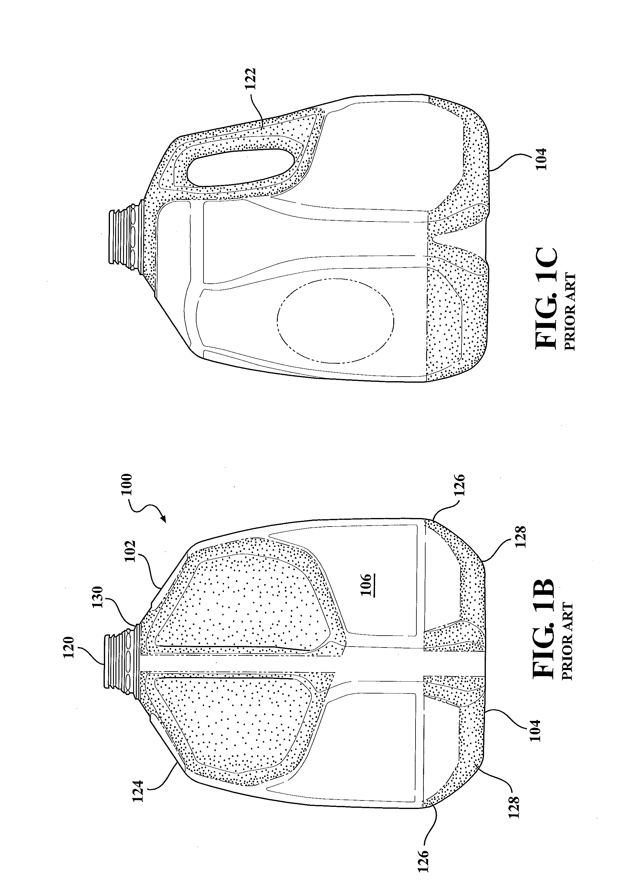 Method and apparatus for making a light weight container