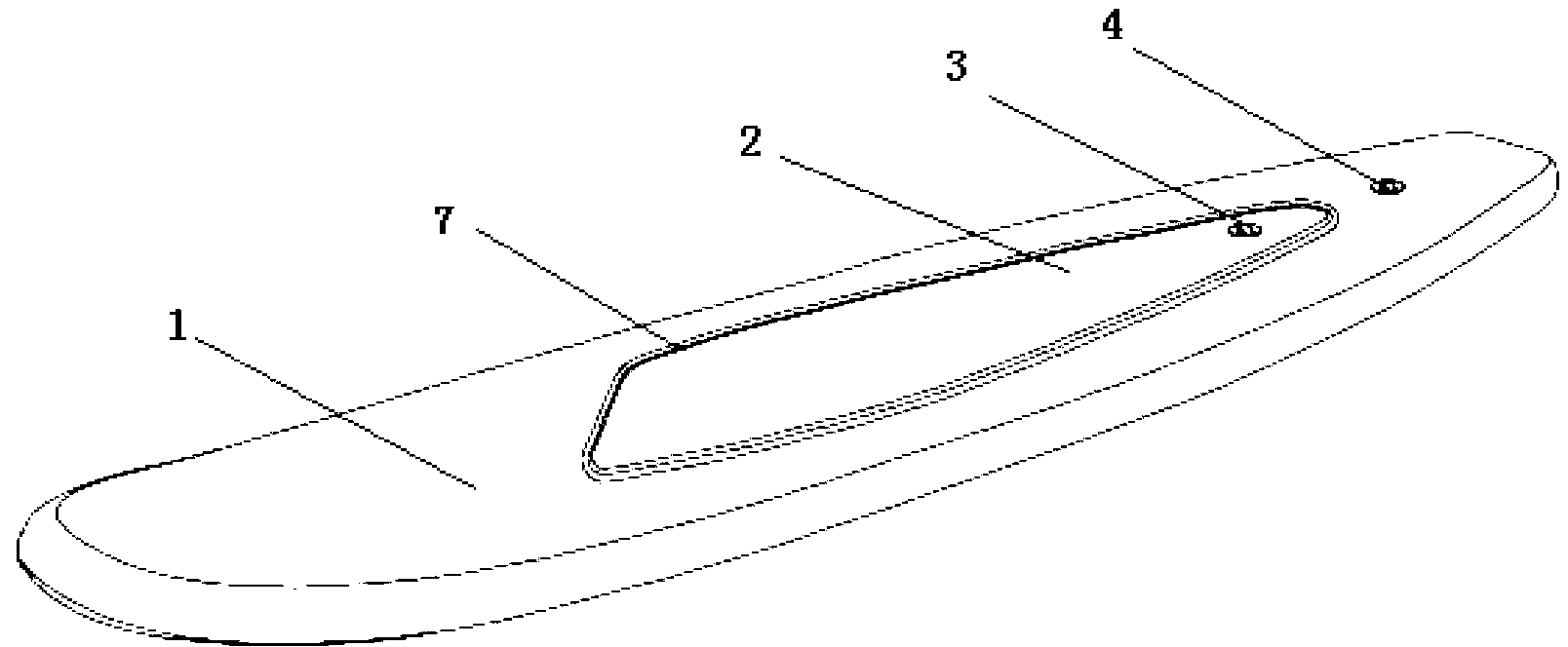 Multi-air-chamber surfboard made of double wall fabric and manufacturing method thereof