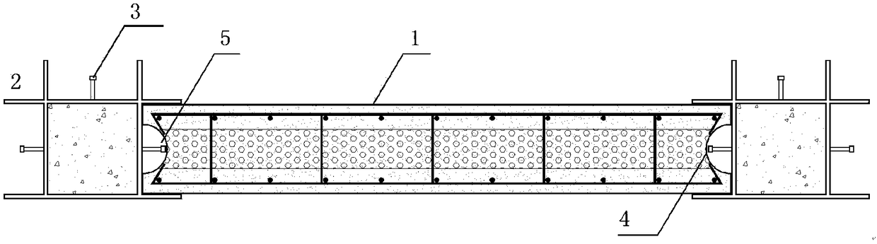 A method of connection structure between square steel tube concrete column with lug plate and prefabricated shear wall