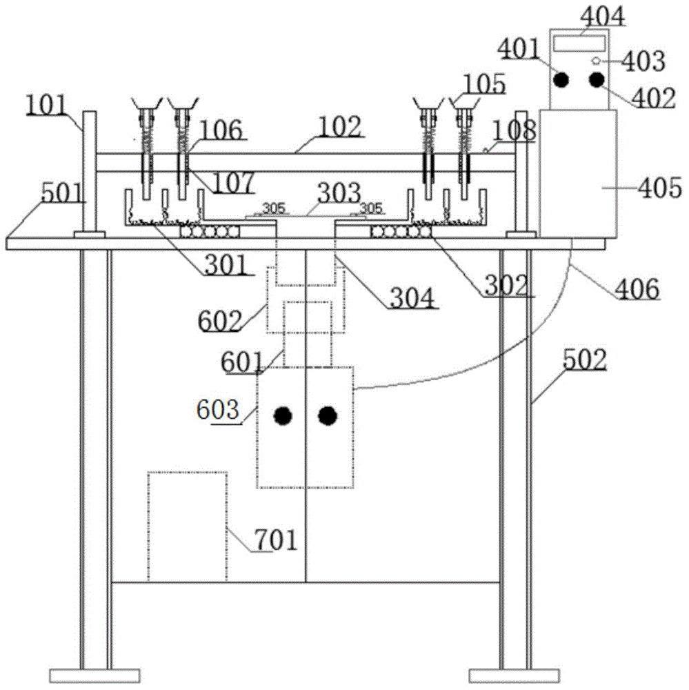 Device for testing tunneling wear coefficient of complex formation shield cutter