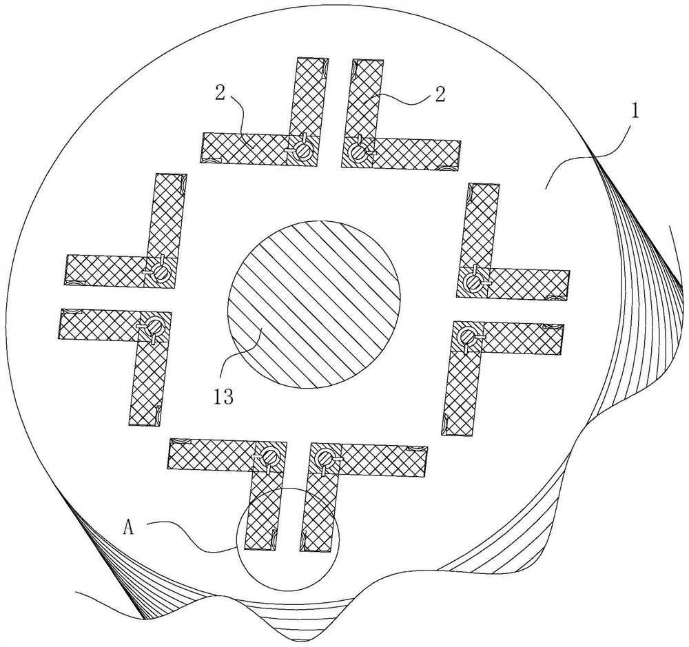 Embedded permanent magnet variable-frequency motor rotor