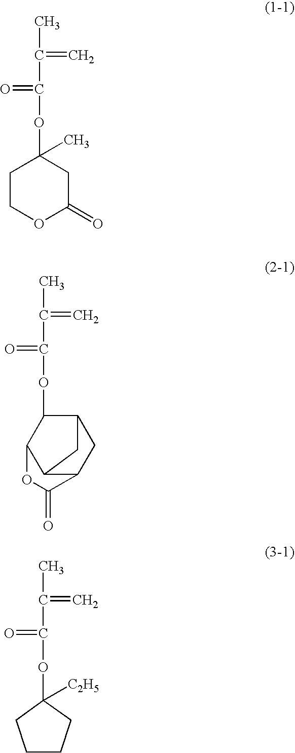 Lactone copolymer and radiation-sensitive resin composition