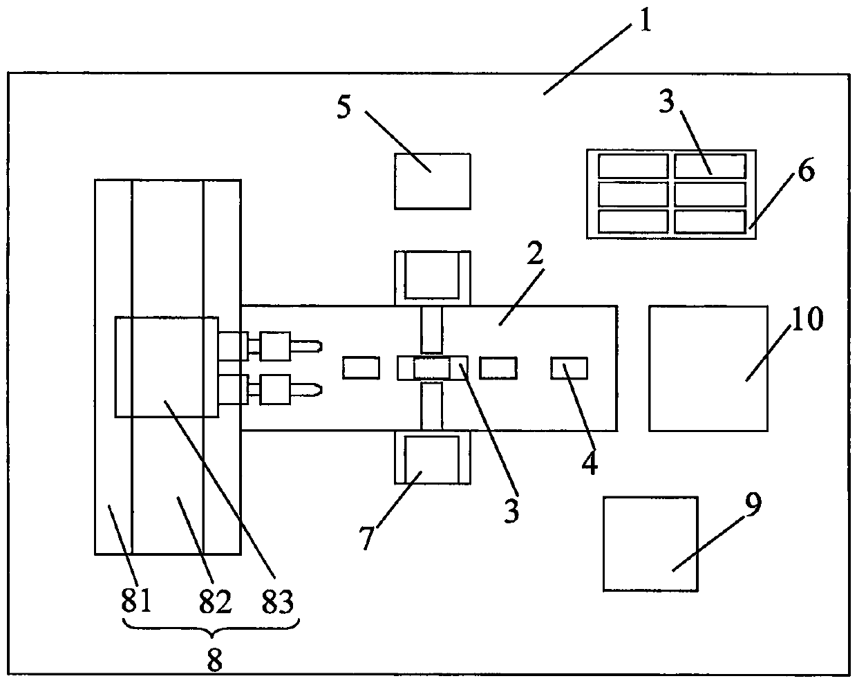 Automatic assembly line type thread tapping drilling machine