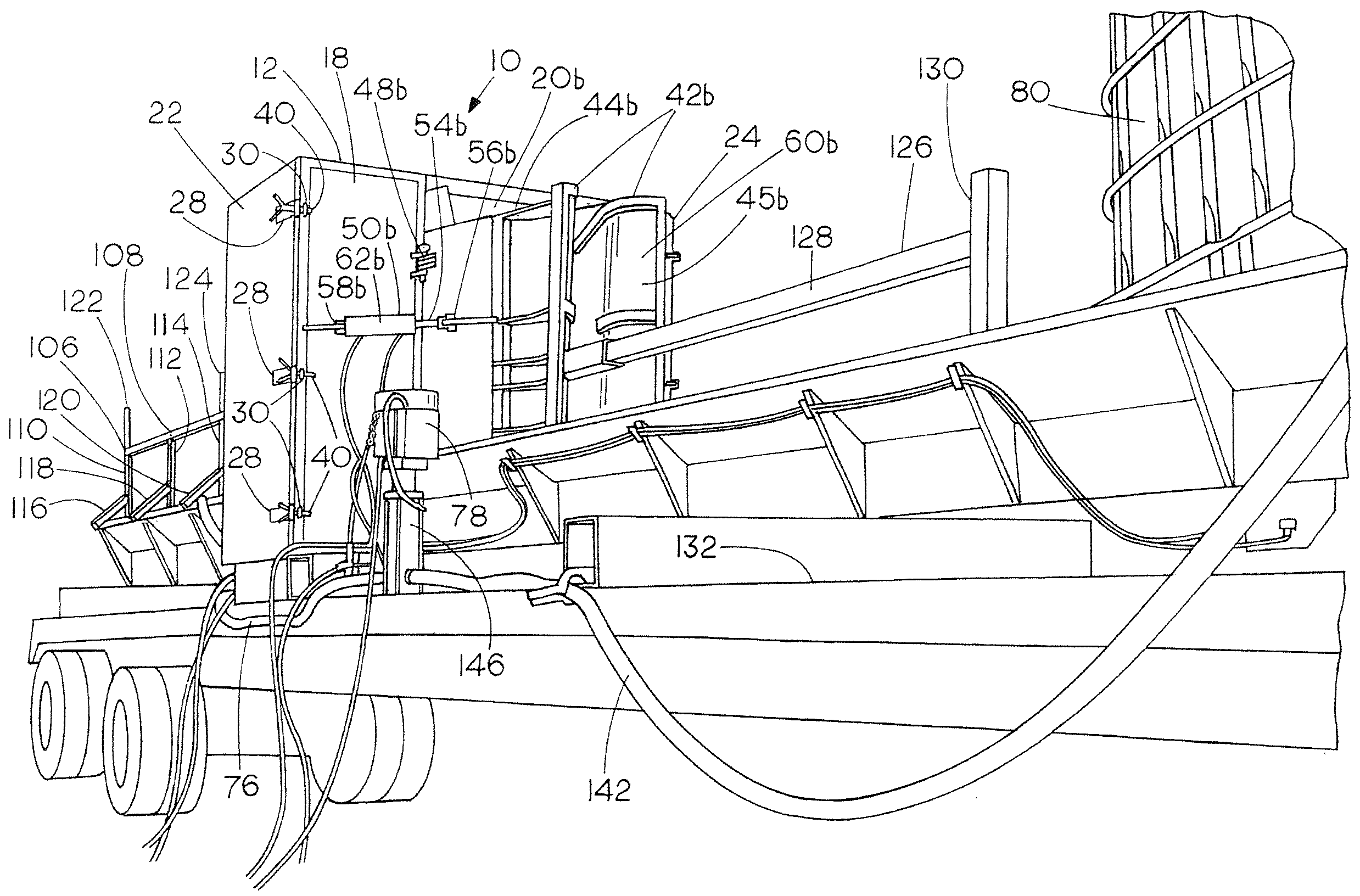 Method and apparatus for washing temporary road mats