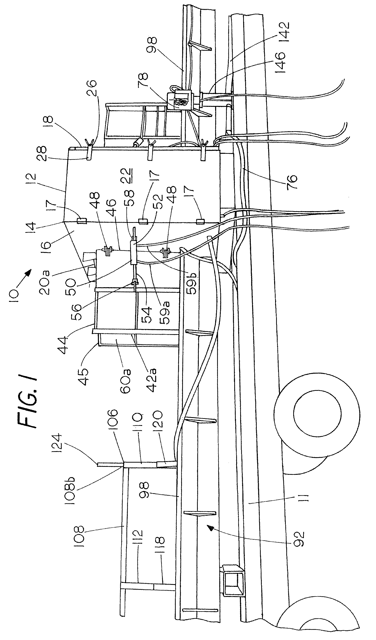 Method and apparatus for washing temporary road mats