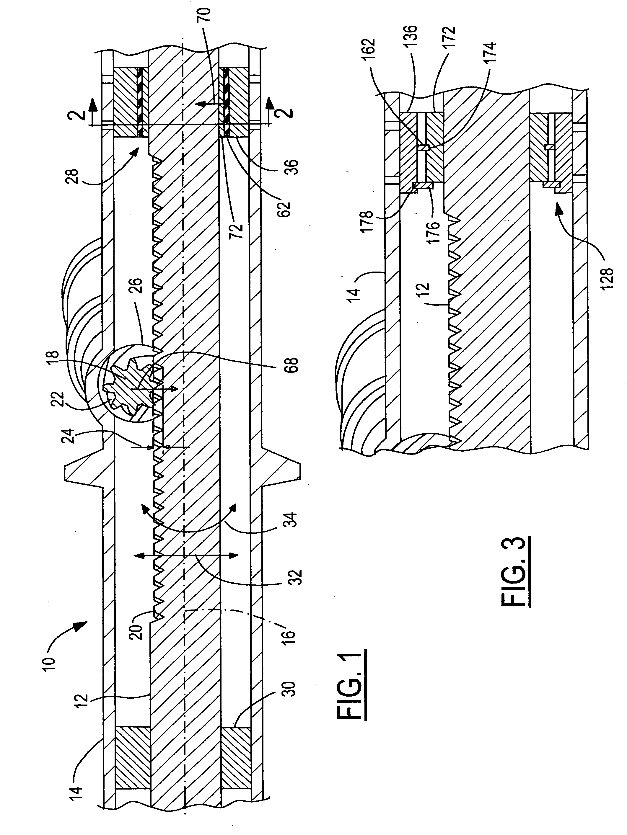 Mesh control for a rack and pinion steering system