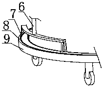 Head support system for operation with anesthesia