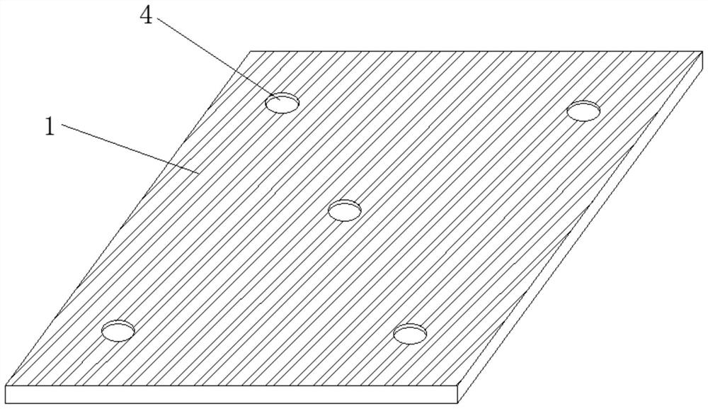 A five-point gripping decorative brick and its mounting method