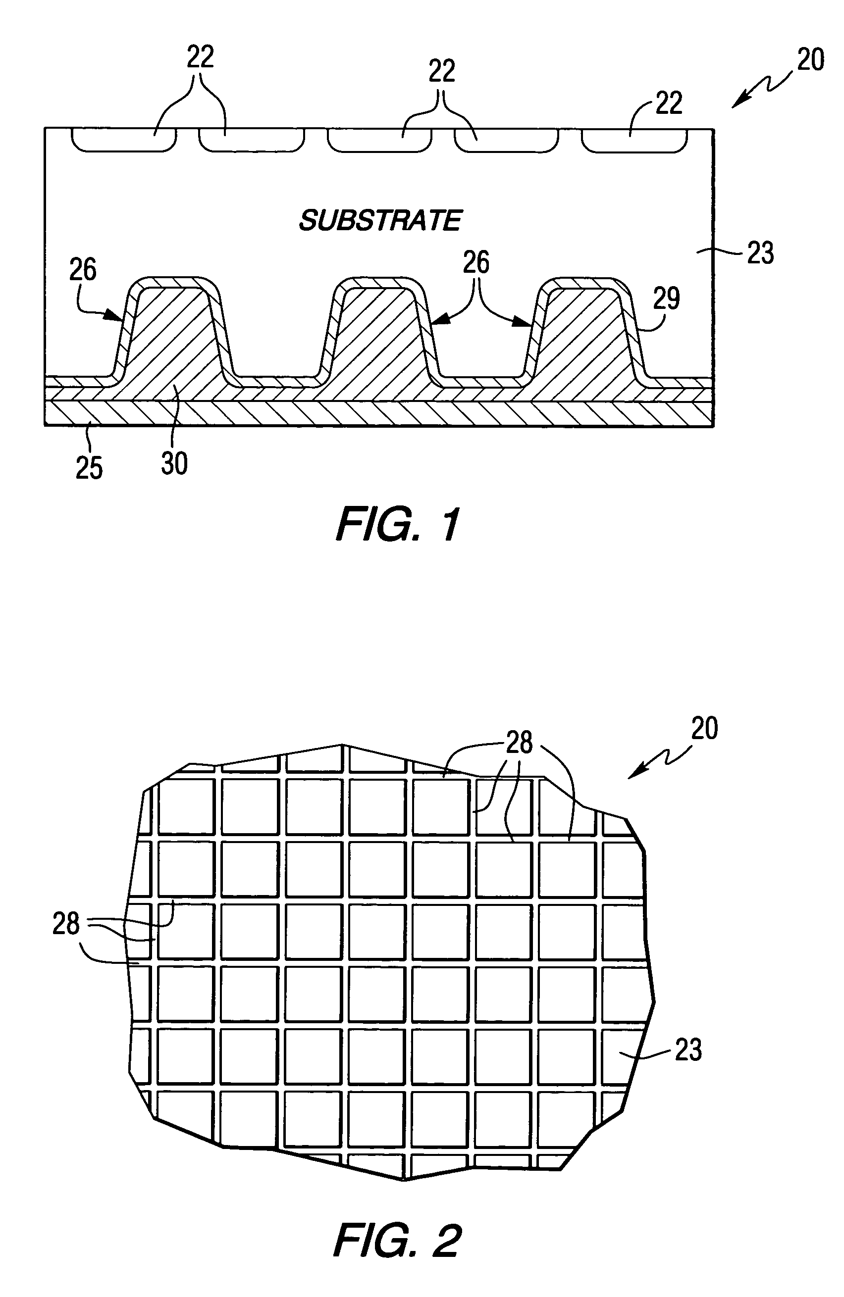 Semiconductor device having reduced effective substrate resistivity and associated methods
