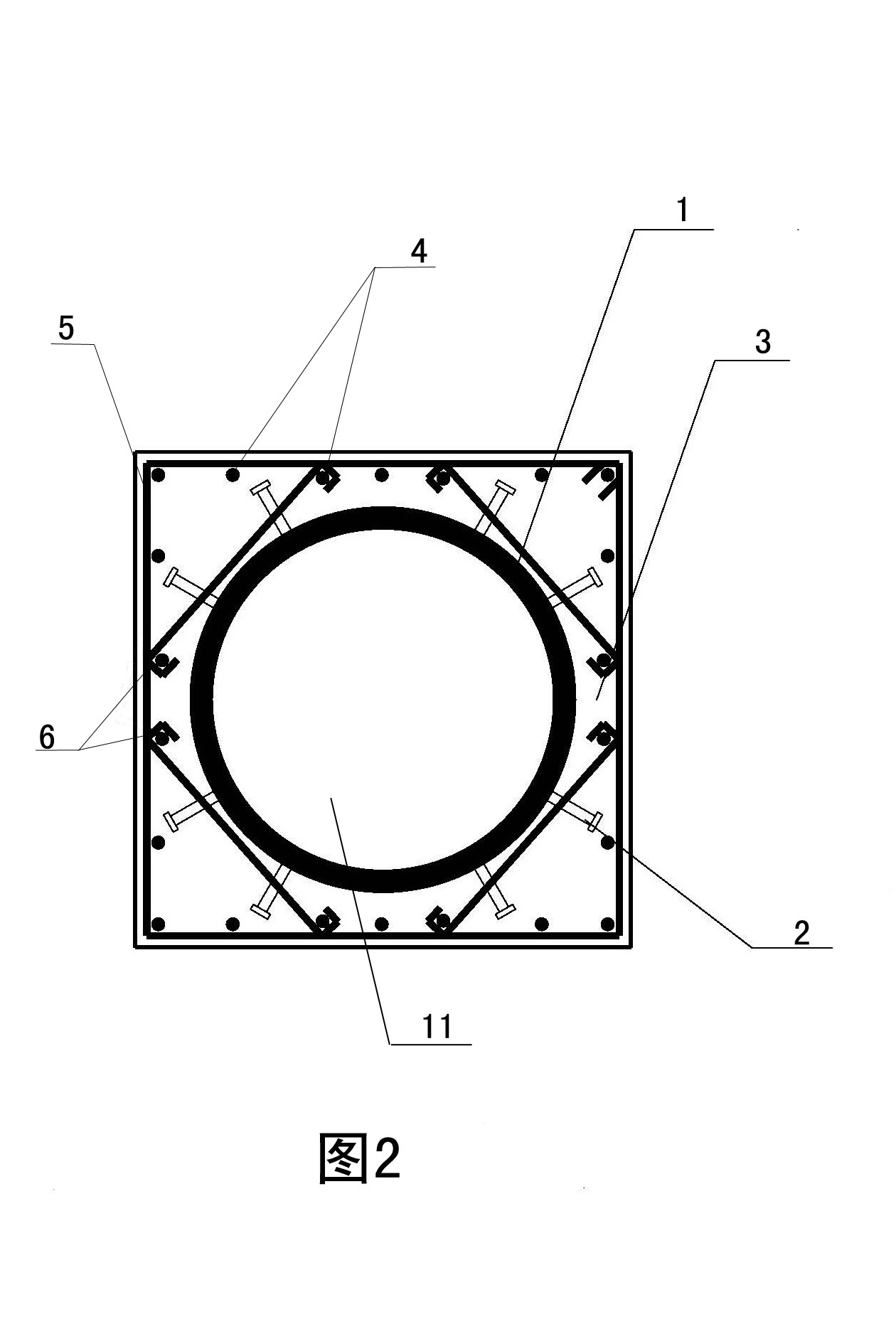 Strengthening concrete frame structure and construction method thereof
