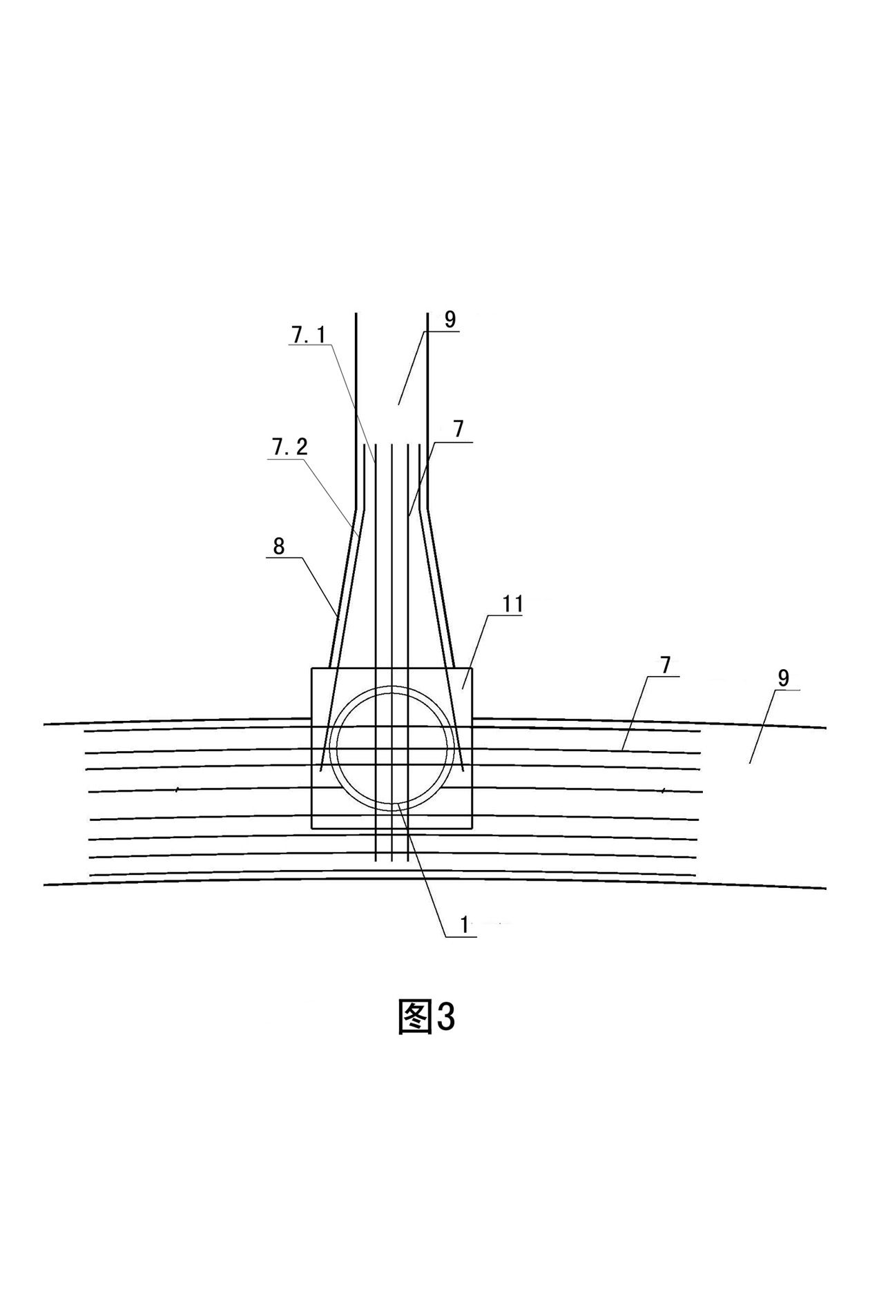 Strengthening concrete frame structure and construction method thereof