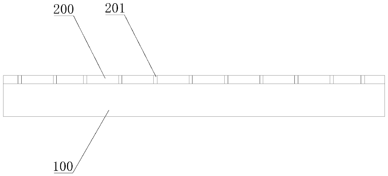 Waterproof structure of structure bottom plate and construction method