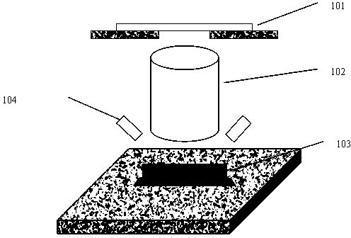 Workpiece platform position error measurement and pre-compensation method