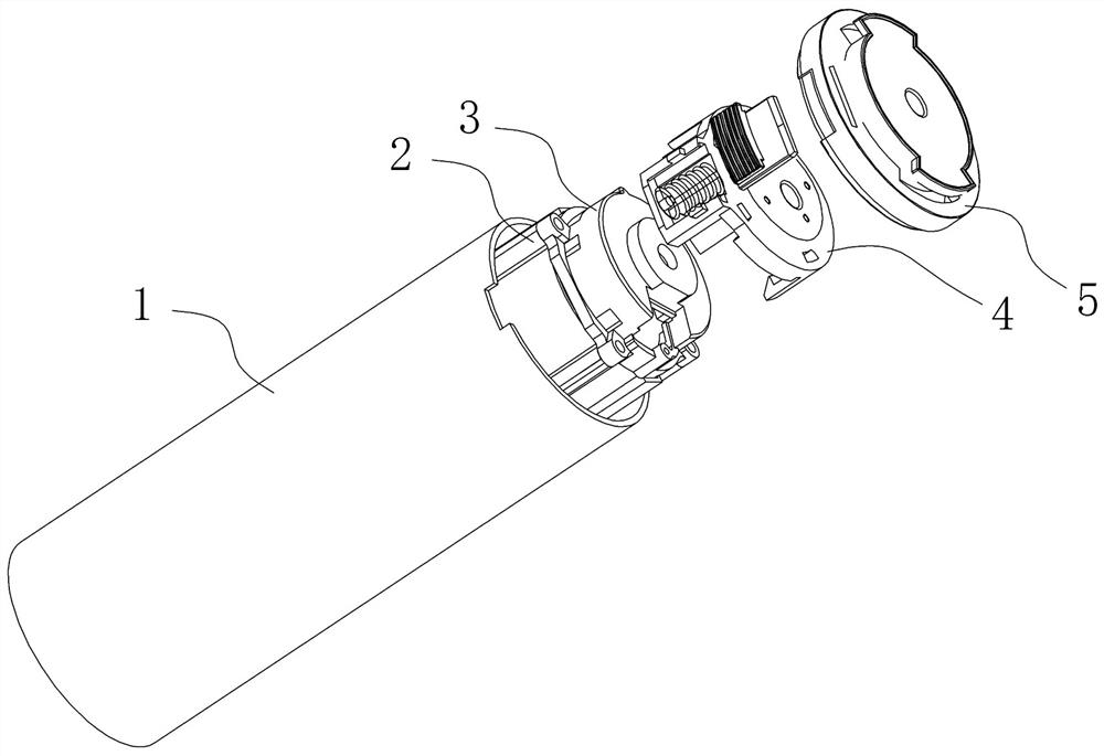 Curtain motor end anti-disassembly structure