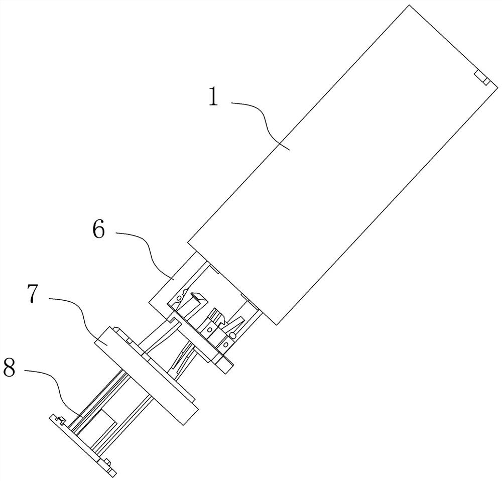 Curtain motor end anti-disassembly structure