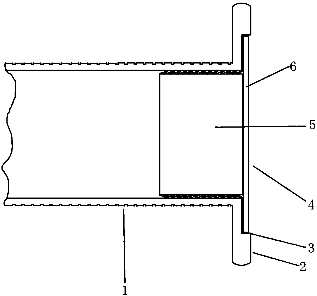 Wall-through sleeve capable of fixing external wall heat-preservation plate to prevent water seepage of external wall