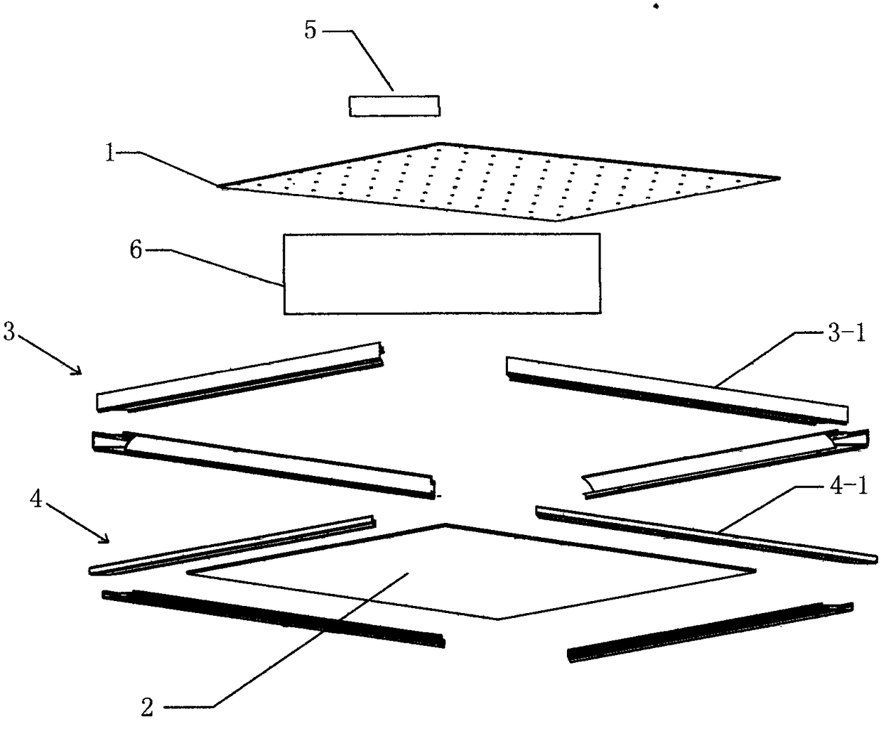 Overall type LED lamp with built-in power source