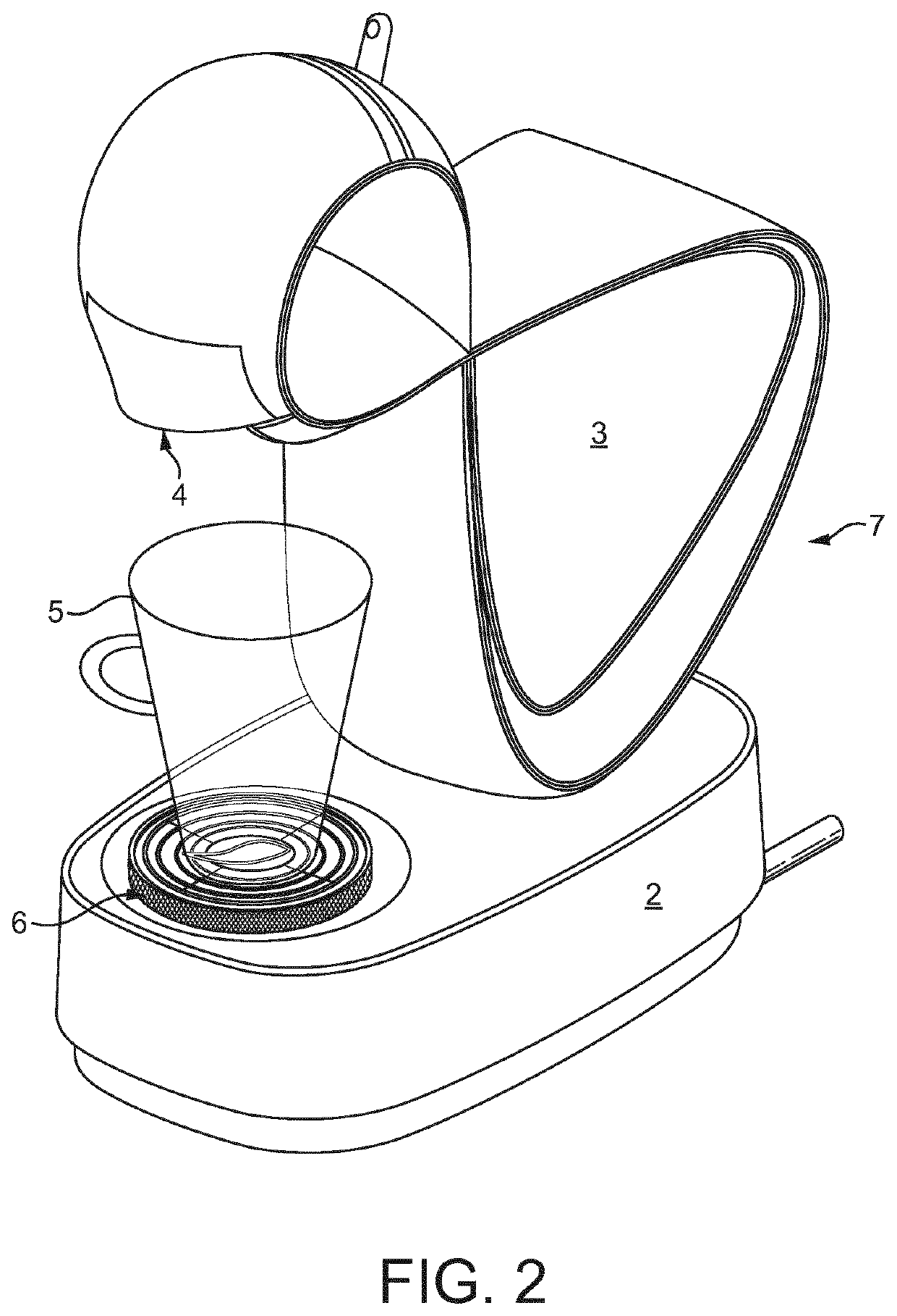 A telescopic cup tray for a beverage machine