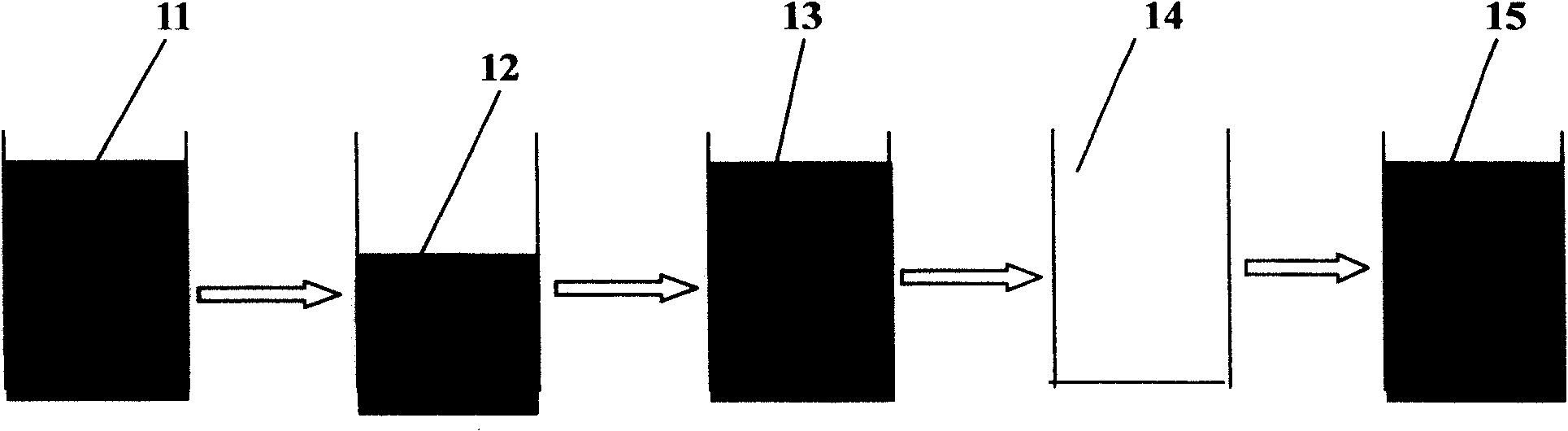 Phosphoric acid solution exchanging method in semiconductor integrated circuit production