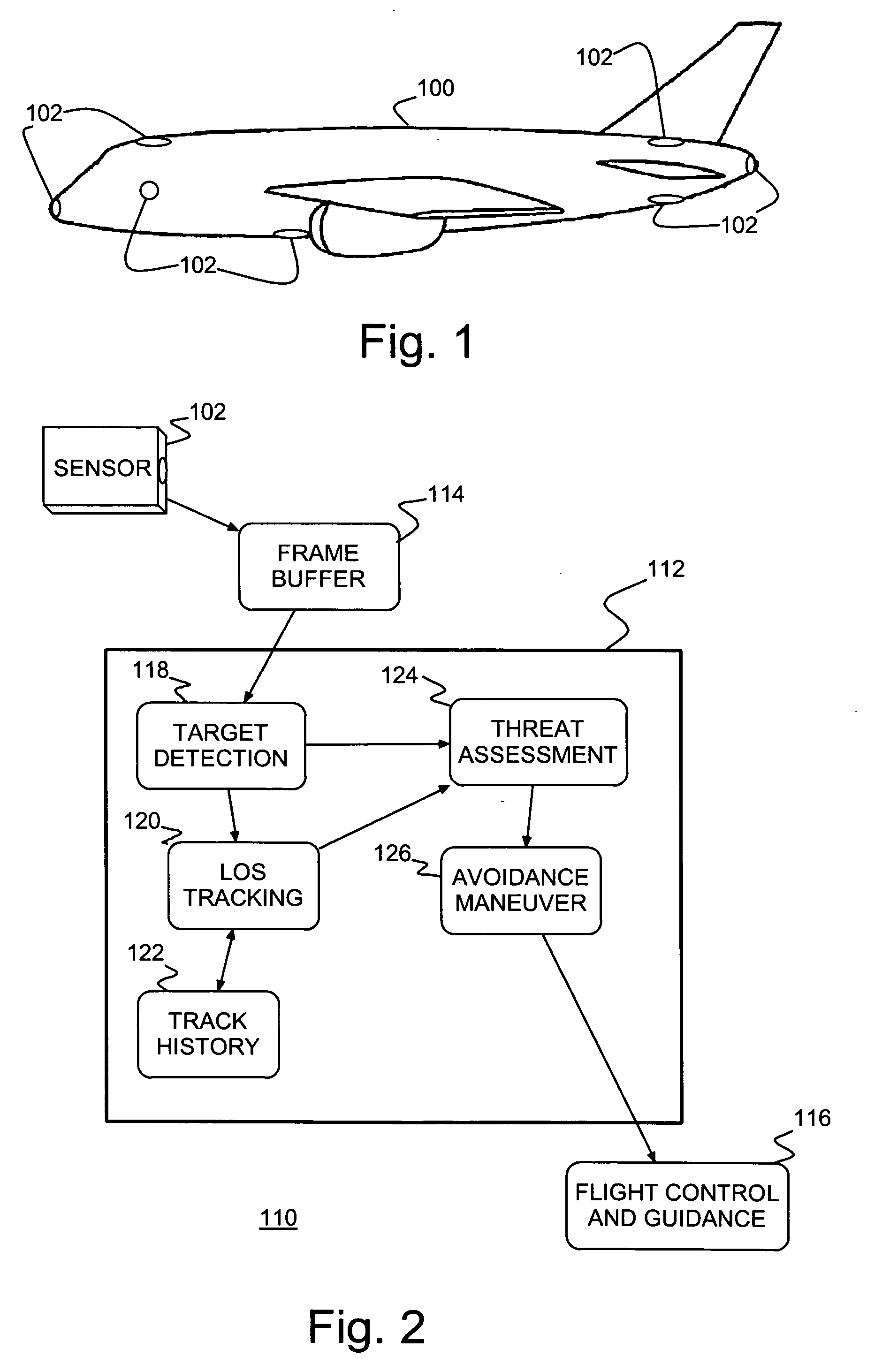 Aircraft collision sense and avoidance system and method