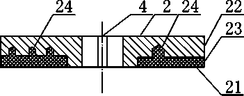 A water-lubricated thrust bearing assembly