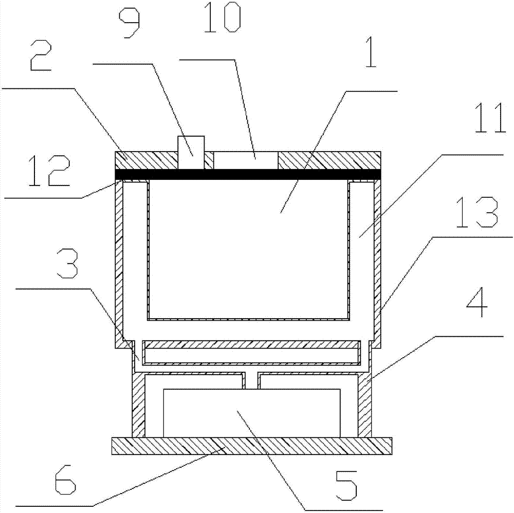 Injection molding piece cooling box