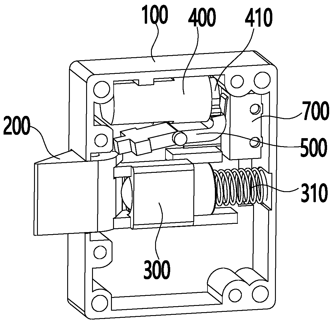 Automatic reversing lock box