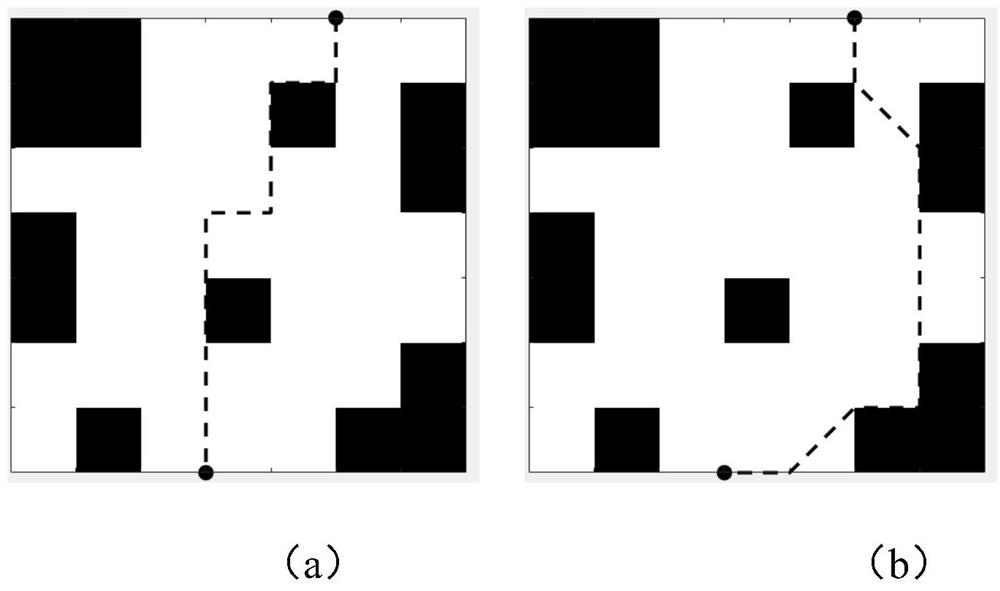 Numeralization optimization method for automatic planning of air route in limited water area