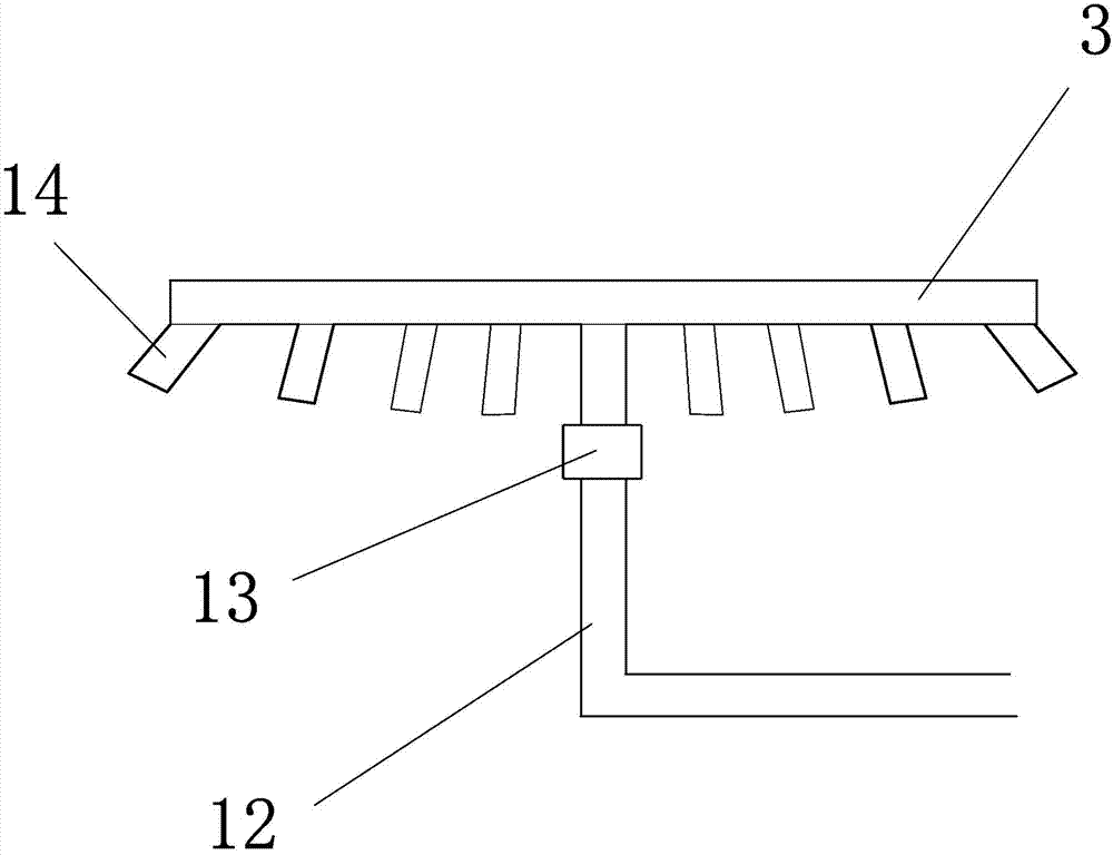 Washing device and washing method for fillers of biological desulfurization tower