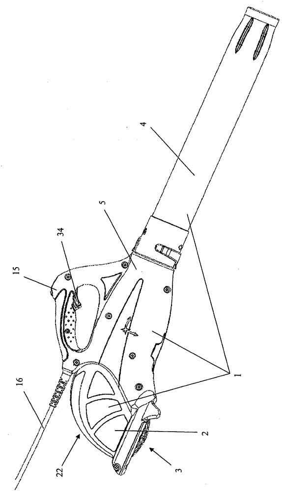 Self-contained portable electric blower with adjustable air discharge speed