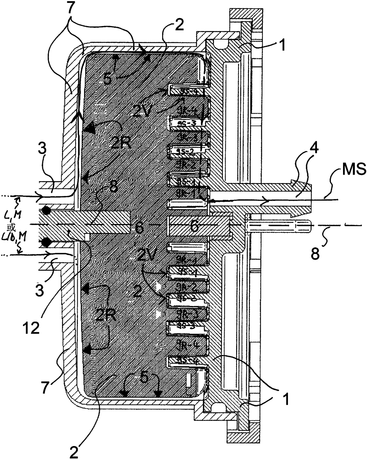 Milk frothing device with dynamic mixing unit and beverage preparation device comprising the device