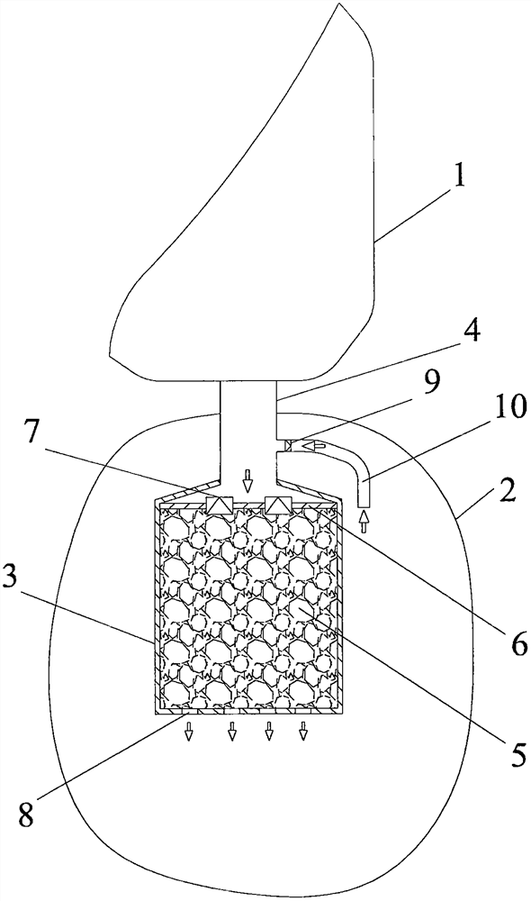 Chemical oxygen fire-fighting self-rescue respirator