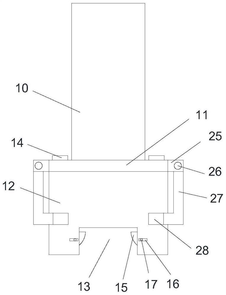 High-precision adjustable chip diode suction pen structure