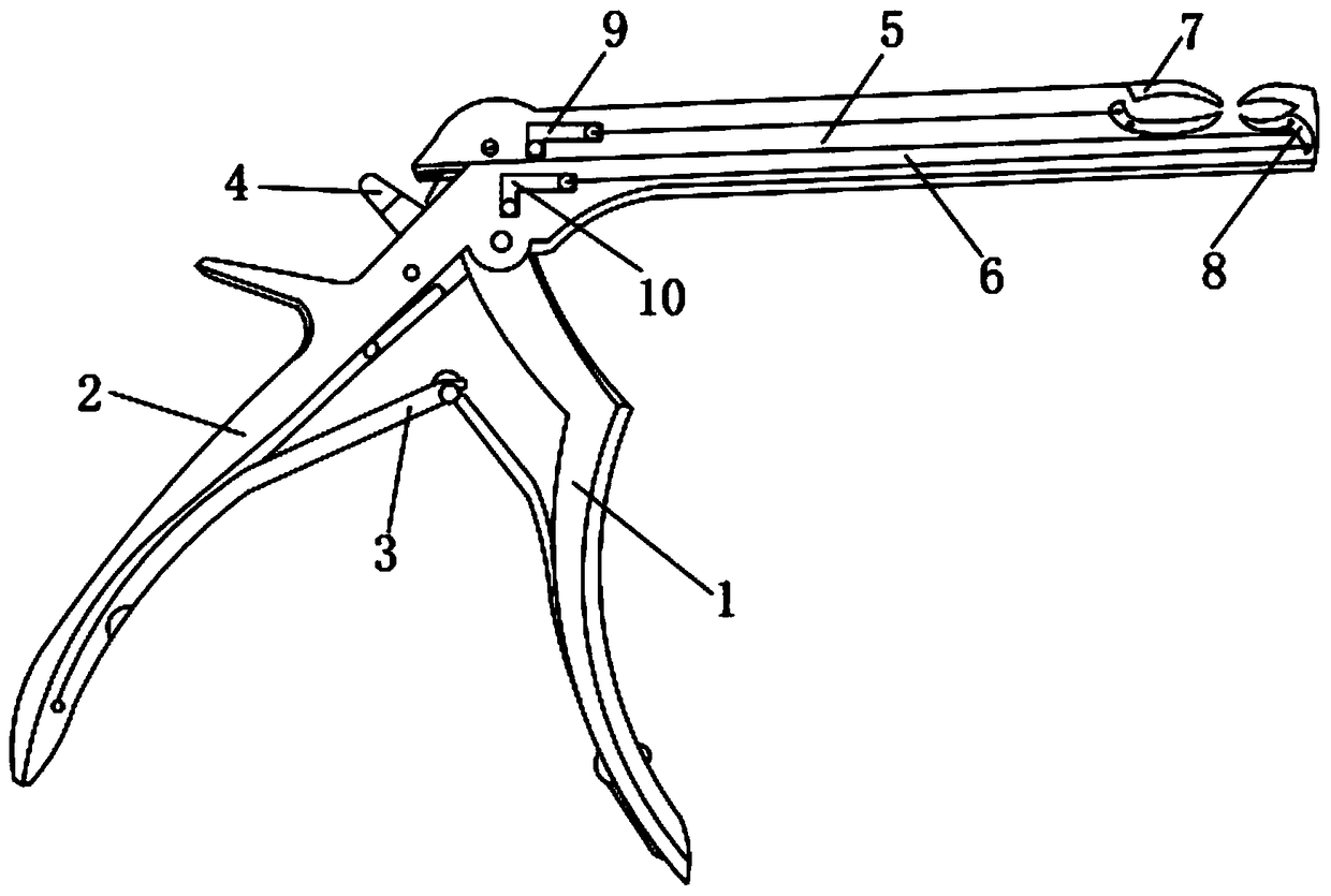 A lumbar intervertebral disc fibrous ring suturing device