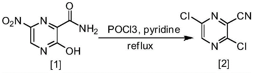 Preparation method for 6-fluoro-3-hydroxyl-2-pyrazinamide