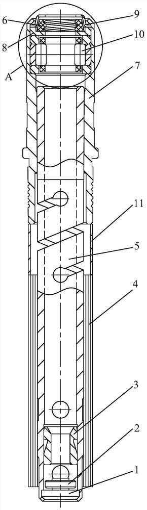 Sealing structure of ingot bladder and ingot bladder with same