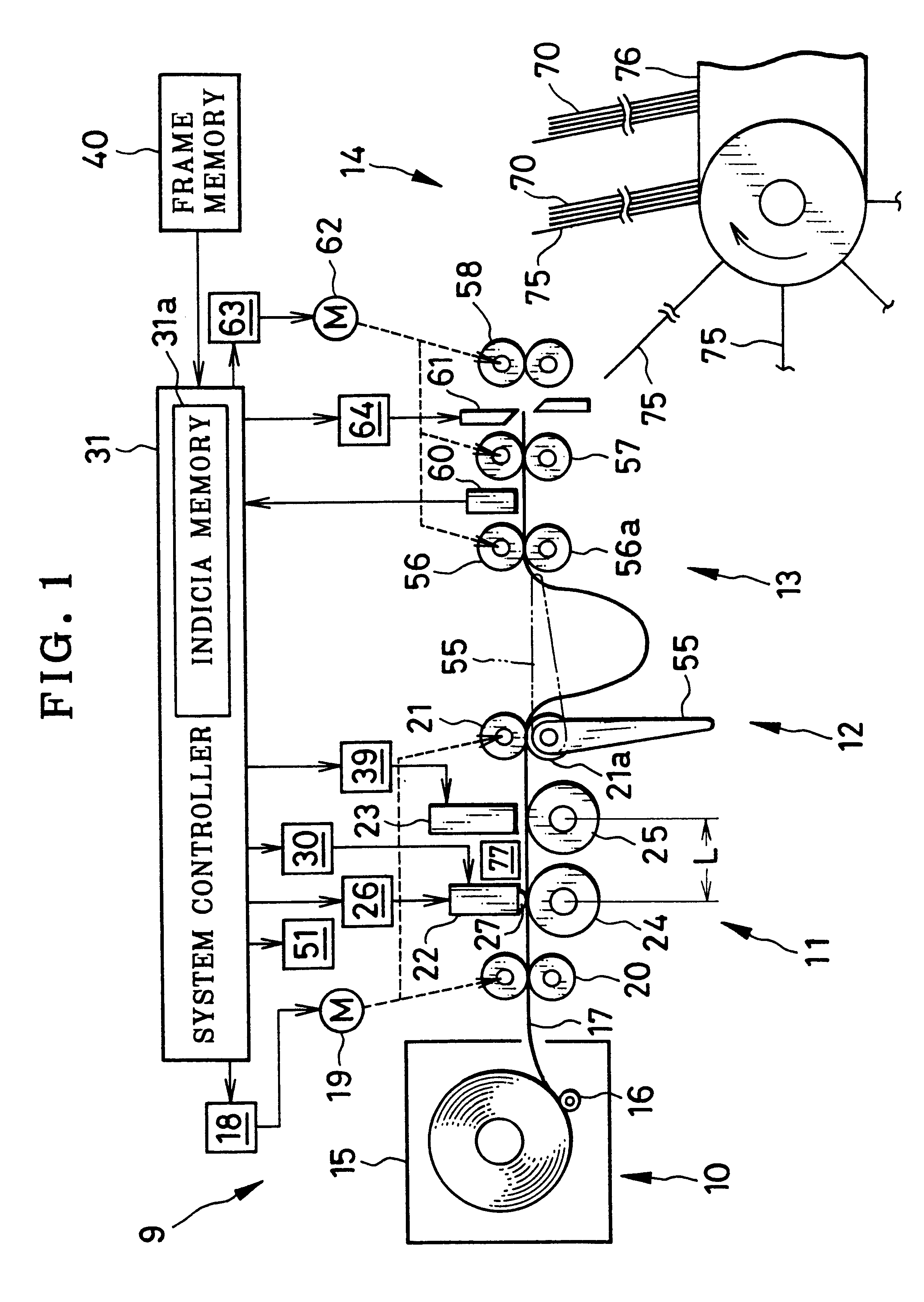 Printing head inspecting device and method for printer